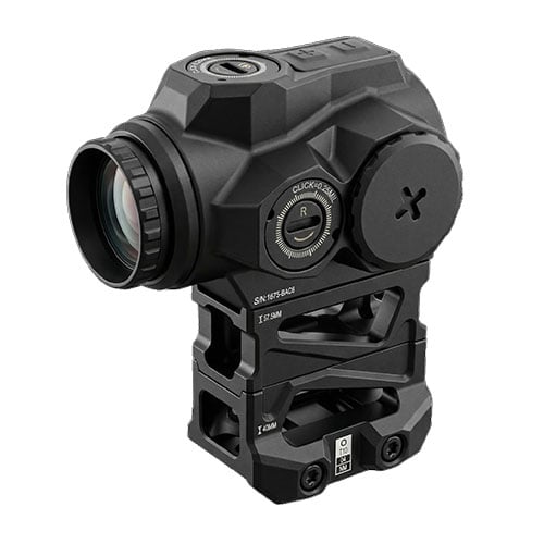 Wolfskrieger Teiwaz Hybrid 1x17mm Prism Scope yhdistää punapisteen nopeuden ja diopterin tarkkuuden, kestävä rakenne ja 12 kirkkausasetusta.